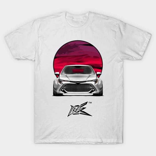 toyota corolla widebody T-Shirt by naquash